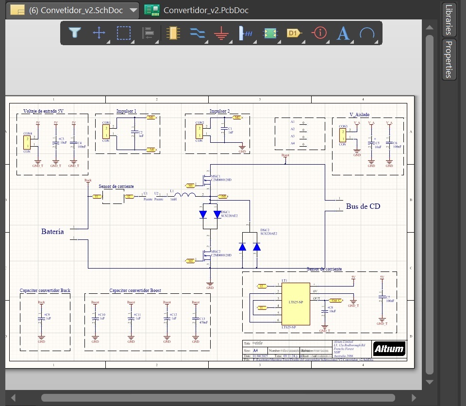 PCB diseñado